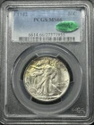 1942 P Walking Liberty Silver Half Dollar PCGS MS66 CAC Approved ✅ High Grade
