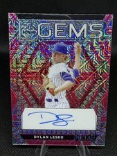 Dylan Lesko - 2022 Leaf Metal - 1st Round Gems #RG-DL1 Pink Prismatic /3