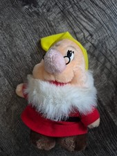 Vintage Walt Disney Parks Snow White And The Seven 7 Dwarfs Doc Plush 10