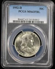 1952-D Franklin Half Dollar 50c PCGS MS63 FBL Full Bell Line