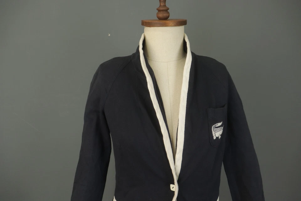 Lacoste черный хлопок длинным рукавом одна кнопка спереди официальный блейзер куртка размер 36 - Изображение 2 из 4