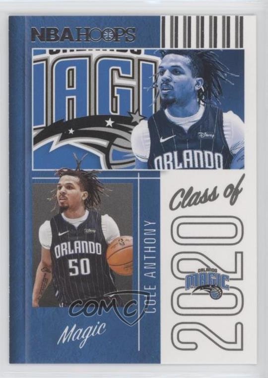 2020-21 Panini NBA Hoops Class of 2020 Cole Anthony #4 0sf1