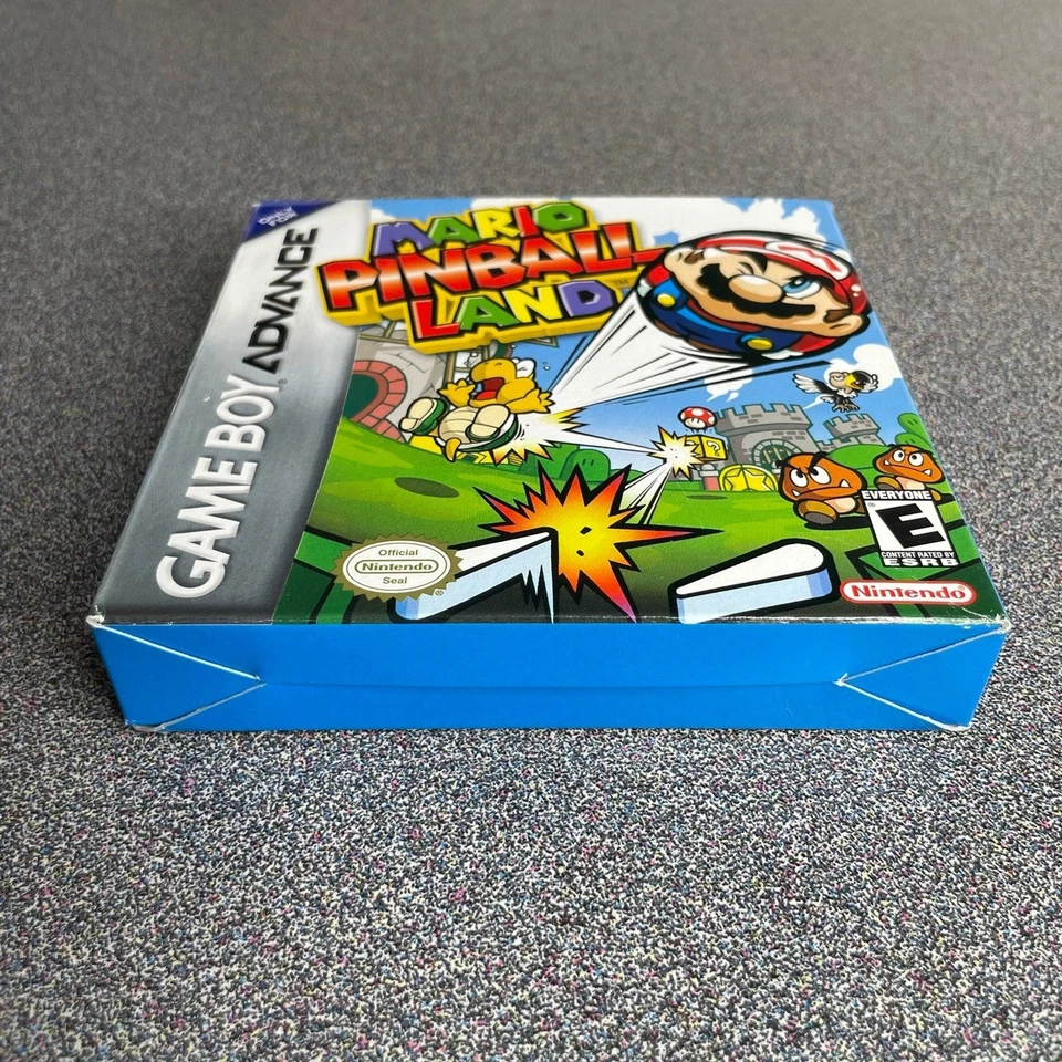 Mario Pinball Land Nintendo GameBoy Advance GBA CIB Completo Foto 2 de 4