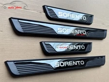 For Kia Sorento Accessories Border Door Scuff Sill Cover Panel Step Protect X4