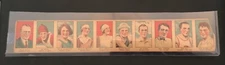 1921 W551 Champion Athletes Complete Uncut Strip Gene Sarazen Johnny Weismuller