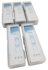 5 Digital Pocket pH Meter Tester Range 0.00-14.00 Pool Aquarium Drinking Water