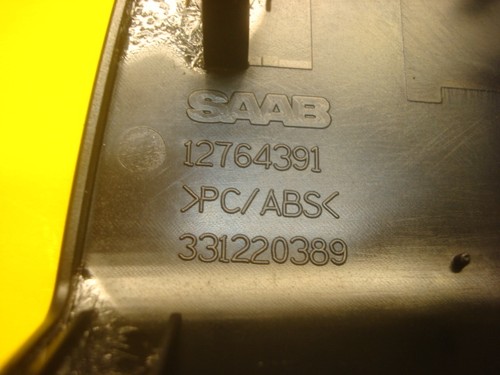 03-11 SAAB 93 9-3 CENTER DASH SPEAKER GRILL GRILLE 12764391 OEM - Picture 5 of 7