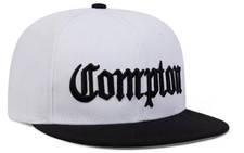 COMPTON Baseball Cap Embroidered Snapback Hat Adjustable Flat Hip Hop Men Caps