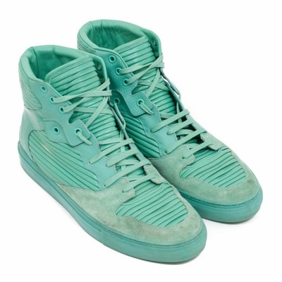 green high top trainers