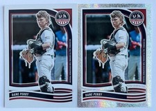 (2) 2024 Panini USA Stars & Stripes DANE PERRY #145 Sparkle Parallel SP + Base