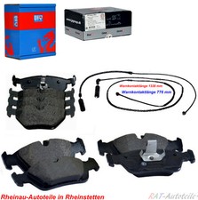BREMSBELÄGE SATZ 2 x WK VA+HA BMW 3 Compact E46 316 318 325 Ti 318 320 td