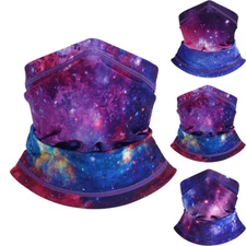 Colorful Neck Gaiter UV Protection Face Masks Scarf Breathable Bandana Balaclava