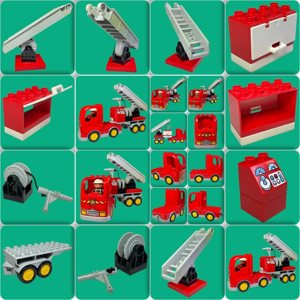 Lego Duplo Feuerwehrauto und Zubehör 5682 AUSWÄHLEN #DX1 - Bild 2 von 2