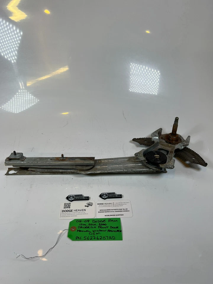 OEM 2002-2009 Dodge Ram 1500-3500 Manual Window Regulator Front Driver LH - Image 2 of 4