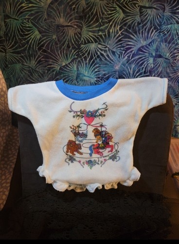 Vintage 80's Blue Carosol Doll Shirt