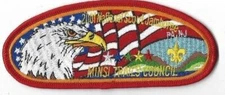 2001 National Scout Jamboree JSP Minsi Trails Council Red Bdr.