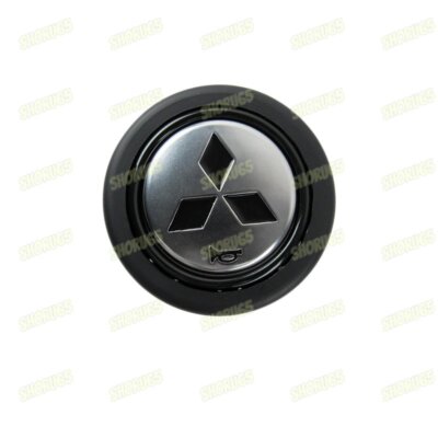 Black Horn Button fits MITSUBISHI RALLIART RAID NRG Steering Wheel Sport