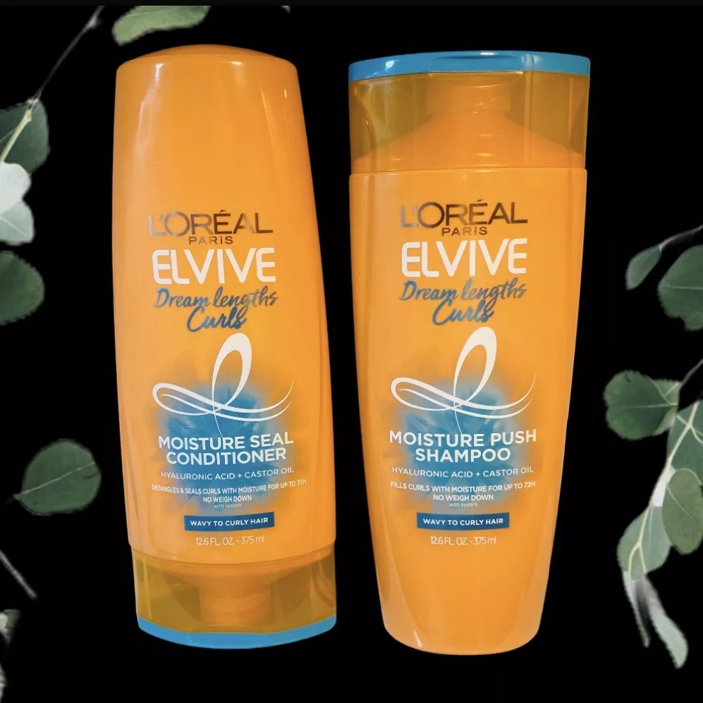 2 PACK L'OREAL PARIS ELVIVE DREAM LENGTHS CURLS SHAMPOO & CONDITIONER