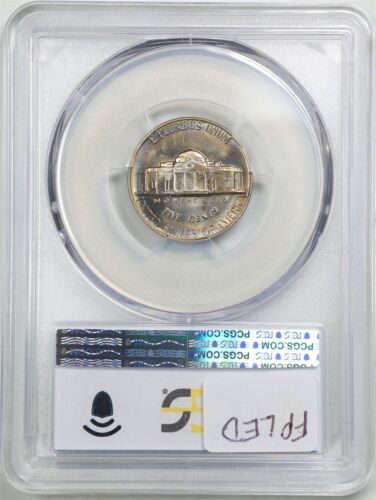 1966 5C Special Mint Set Jefferson Nickel SP67 PCGS 56949944 Toned - Picture 2 of 4