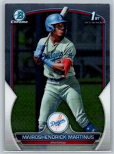 2023 Bowman #BCP-55 Mairoshendrick Martinus Chrome Prospects
