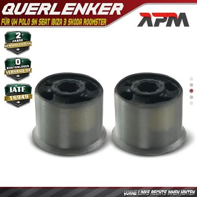 2x Silentlager Querlenker Lagerbuchse für VW Polo 9N_Seat Ibiza 3 Skoda Roomster - Bild 1 von 4