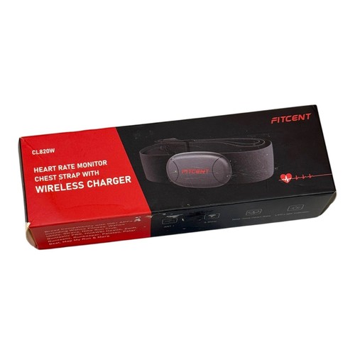 Fitcent Heart Rate Monitor Wireless IP67 Waterproof LED Indicator USB Charging - Picture 2 of 15