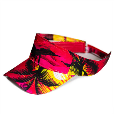 Sun Visor Hat Hawaiian Cap Floral Summer Golf Tennis Beach Adjustable Men Women