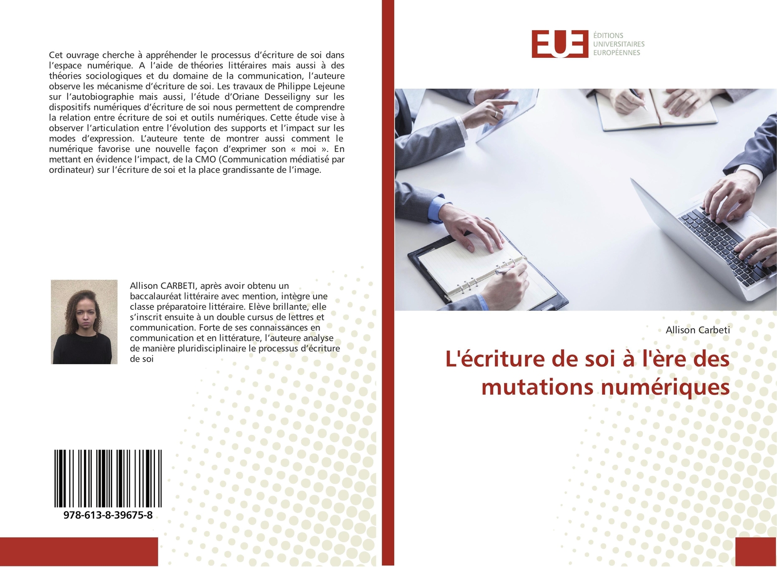 Thumbnail - L'écriture De Soi À L'ère Des Mutations Numériques Allison Carbeti