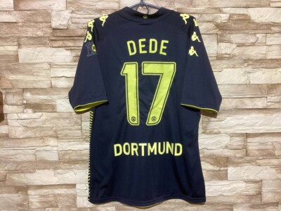 BORUSSIA DORTMUND 2009 2010 Away Football Shirt Soccer Jersey Kappa #17DEDE SzXL