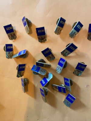 2024 PARIS OLYMPIC PINS BADGES TRADERS 21 EDS ELECTRONIC DATA SYSTEMS 50 CENTS