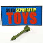 Vtg GI Joe Silver Mirage SMALL MISSILE grenade motorcycle vehicle green part