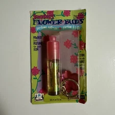 Bonne Bell Lip Smackers Flower Buds Roll-on Fragrance Happy Hyacinth + Key Chain