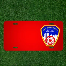 Custom Novelty License Plate With Fire Department City Of New York Add Names