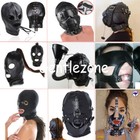 <!--F#f_0-->All Type Erotic Bondage Hood Head Harness Mask Open Mouth Gag Slave Restraint SM<!--F/-->