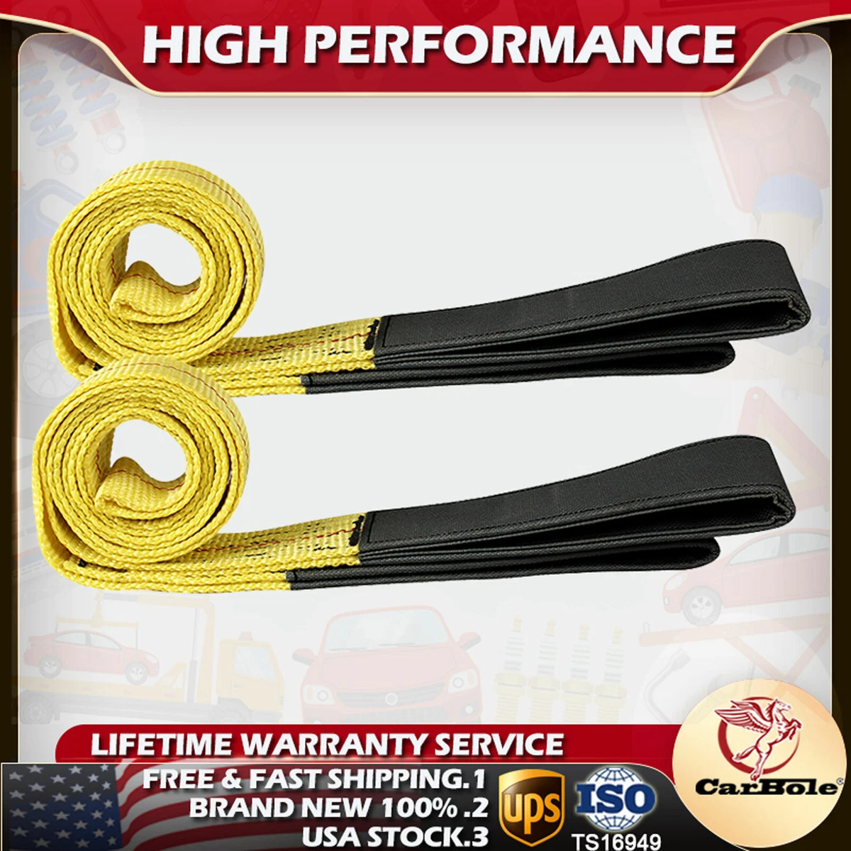 Nylon straps with loops deals