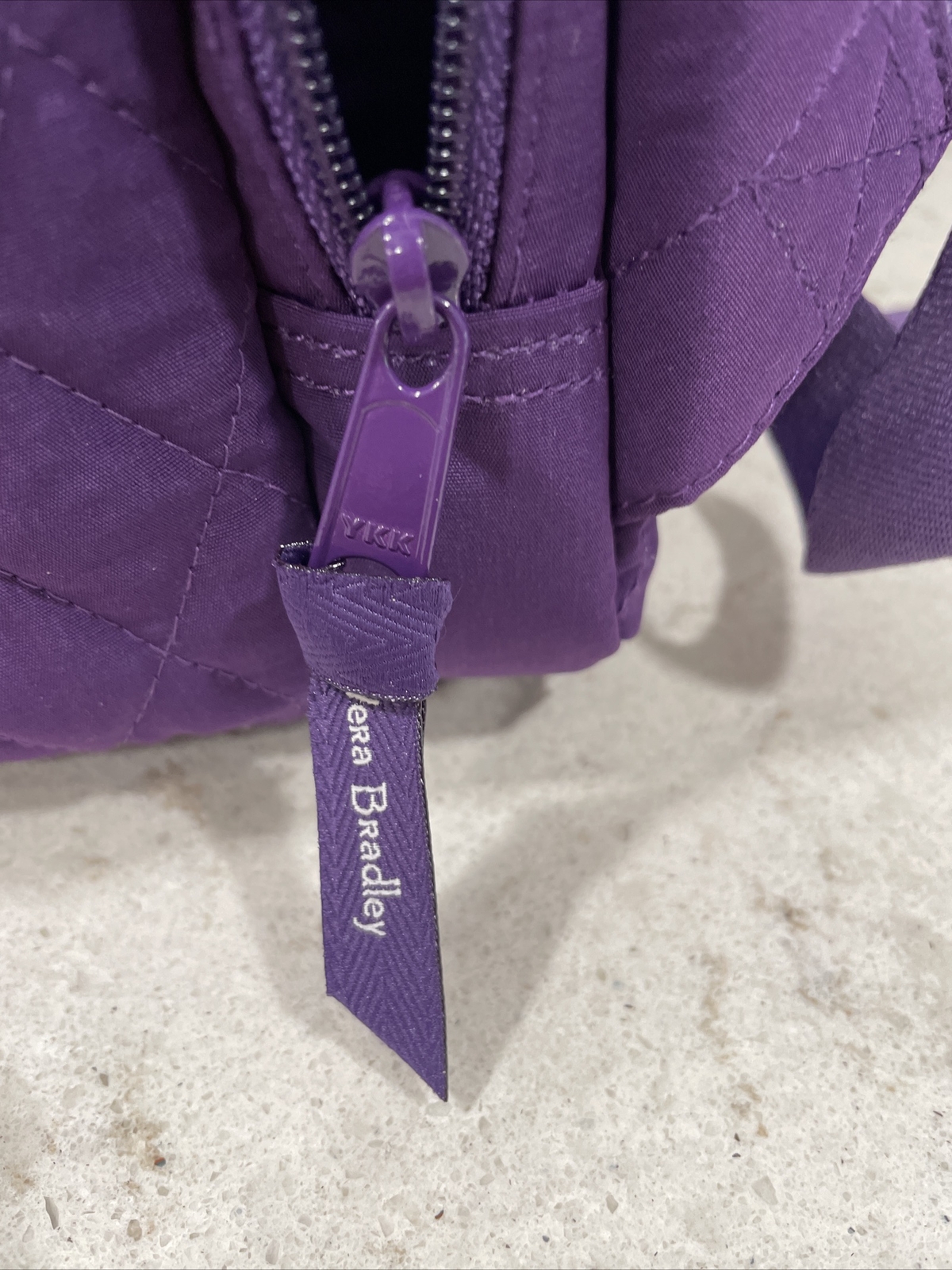 Vera Bradley Essential Large Backpack Elderberry Purple TCU 198 MSRP