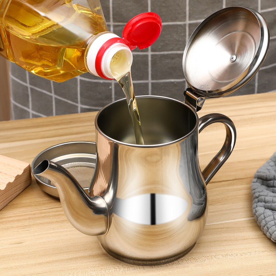 Cooking Tools Multifunctional Stainless Steel Kitchen Oil Strainer Pot