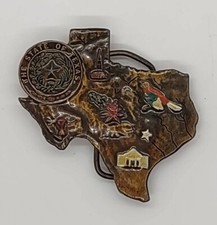 Vintage State of Texas Belt Buckle