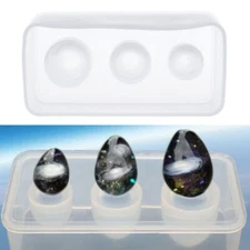 Egg Epoxy Resin Mold DIY Silicone Moulds Fondant Cake Chocolate Decor Home Tools