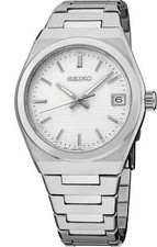 Seiko Women's Essentials Silver Tone Watch SUR573