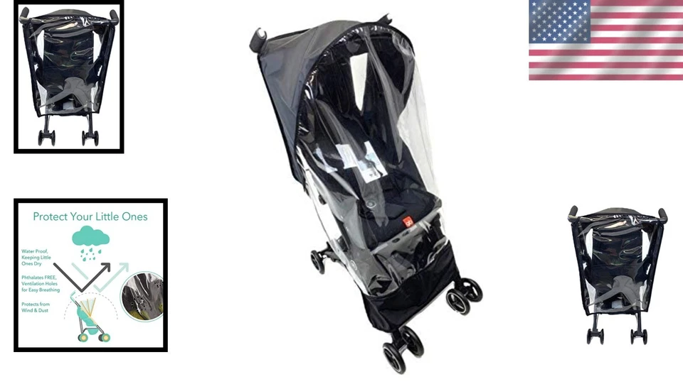 Funda Cochecito Duradera Impermeable con Ventilación para GB POCKIT + Todo Terreno Foto 2 de 4