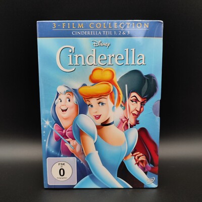 3 DVD-Box Cinderella  Trilogie 1 + 2 + 3 Walt Disney  NEU & OVP