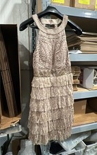 Sue Wong Nocturne Elegant Formal Midi Beaded Gown Size 6