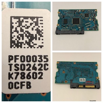 TOSHIBA  PCB Logic Board  220-0A90380 01 - Circuit Board - PF00035 TS0242C