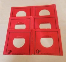 45 RPM 7" RECORD SLEEVES CO. SLEEVE 6 PACK SEE PHOTOS Bell Records SLV334