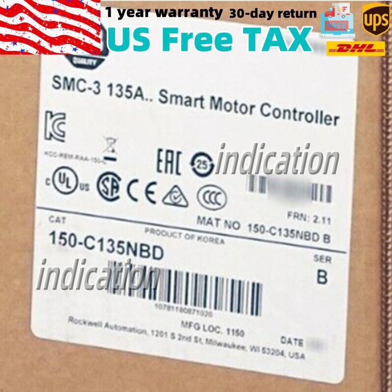 Allen-Bradley 150-C135NBD SMC-3 Smart Motor Controller 150C135NBD US Free Tax