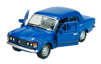 Welly Fiat 125P Blau 1:34 Polish Classics Die Cast Metal Model Neu Kasten 42399