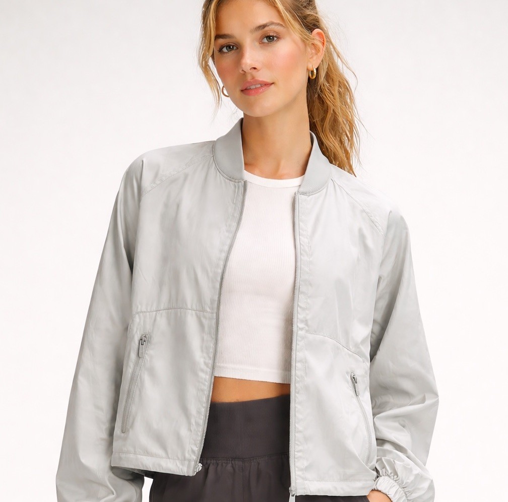 Lululemon Lightweight Reversible Draped Sleeve Ja… - image 1