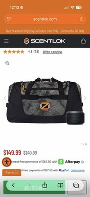 SCENTLOK 5K BAG + RADIAL IQ COMBO COMPLETE SET - BLACK - E.10.01.D.04