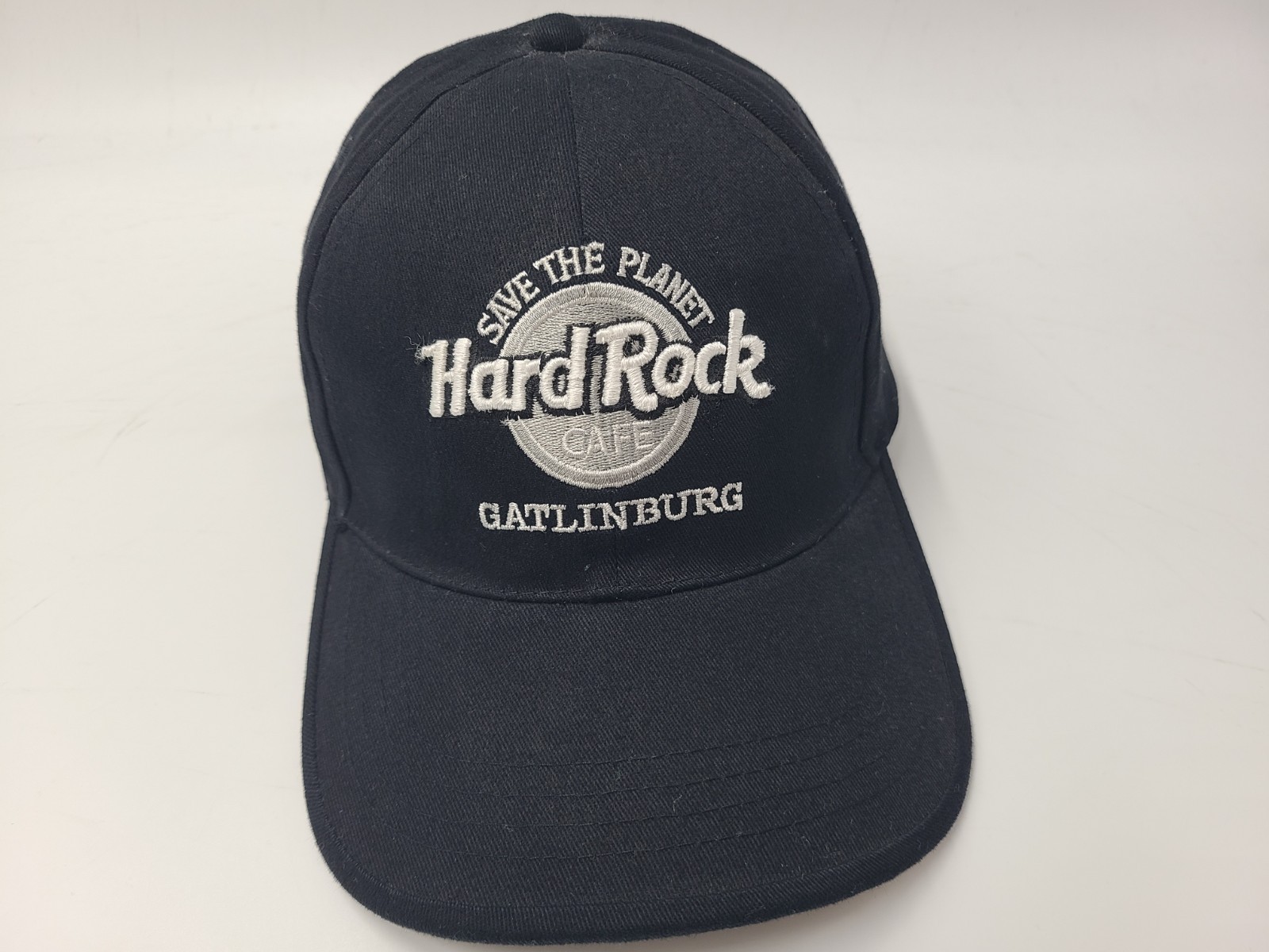 Vintage Hard Rock Cafe Gatlinburg Strapback Adjustable Hat Cap Cotton Men Black